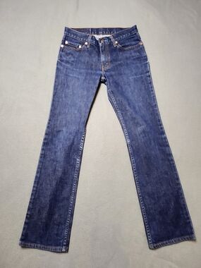 Levi's 599 Women's Jeans Size 28 Straight Regular Fit Stretch Made in Korea